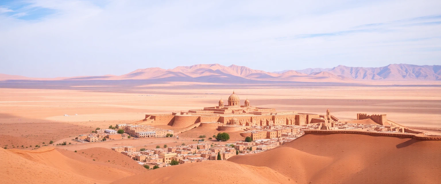 منظر بانورامي لمدينة كلميم